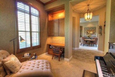 Office/Library with built in desk/work area.  