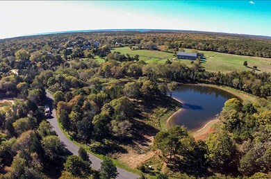 Aerial View Across West Pond