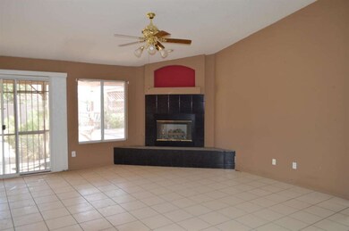 Fireplace in great room area