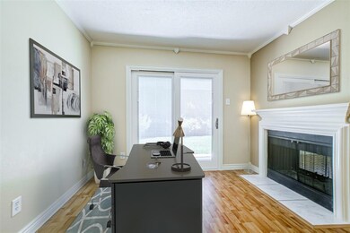 Flex Room (virtually staged as office) with nice s