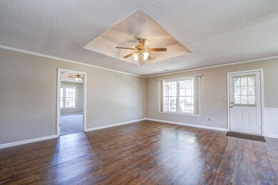 Living with exterior rear door