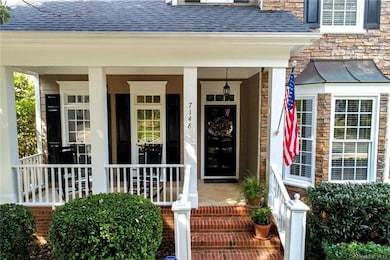 Rocking Chair Covered Front Porch