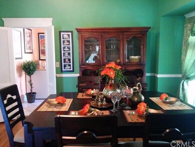open style dining area