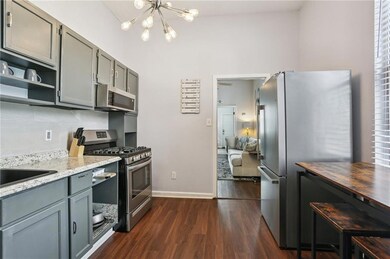Kitchen facing front door