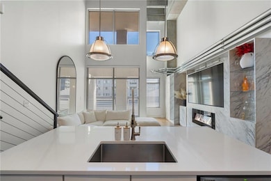 Open concept views of main living area.