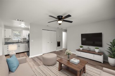Virtually Staged. Cute main living room