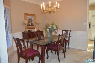 crown molding and Wainscoting along walls