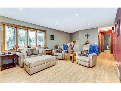 Living room down hallway