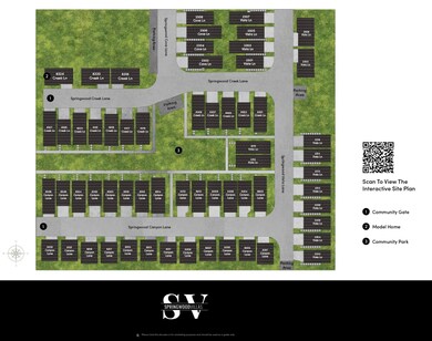 Springwood Villas - Site plan.
61-home gated comm