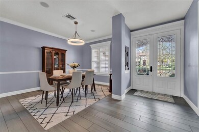 Welcoming Foyer into the dining room