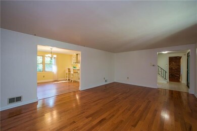 Reverse angle view of the living room showing the 