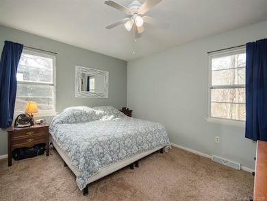 Master bedroom with neutral colors