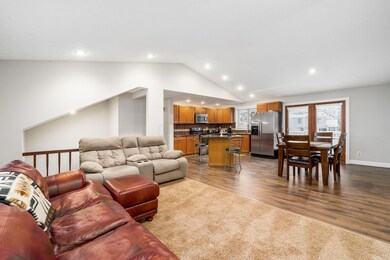 Great room - eating space