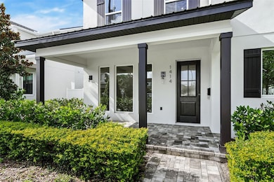 Inviting front porch