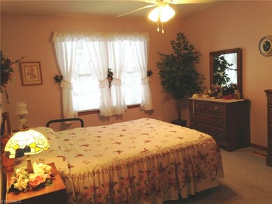 The master bedroom has plenty of space for furnish
