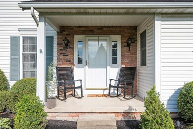 Enter through the welcoming front door