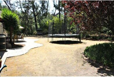 Large back yard with absolute privacy.
