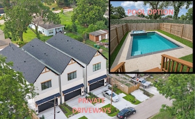 Private Driveways and Pool Option available.