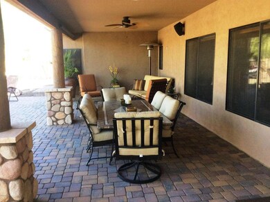 Back patio area