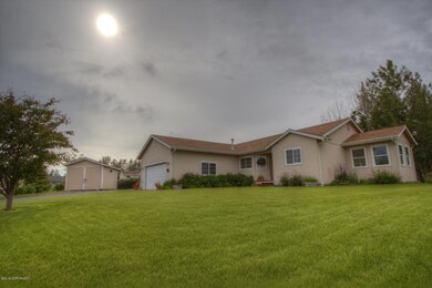 Front of home and yard