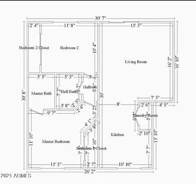 Floorplan 2BR/2BA