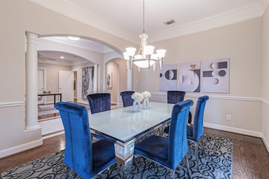 Formal Dining Room across from Home Office / Study