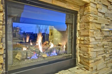 Stacked stone Outdoor Fireplace