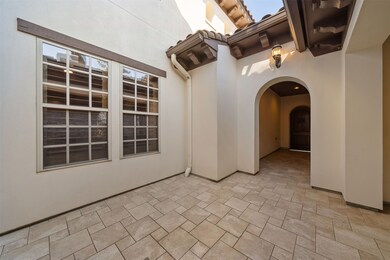 Entry courtyard