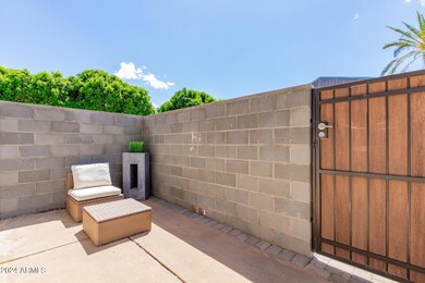 Private patio
