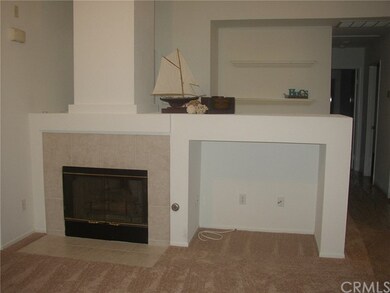 Gas Fireplace and TV Niche