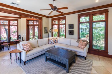Living area with ample natural light
