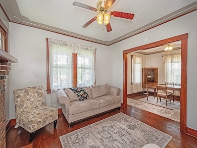 Gleaming harwood floors