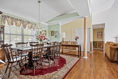 Formal dining area
