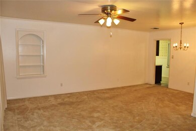 LIVING/DINING COMBO WITH BUILT IN BOOK SHELF