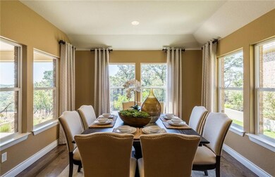 Beautiful dining nook with large windows *Photos o