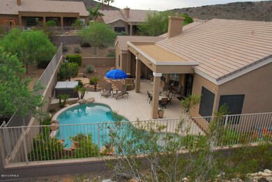 Elevated backyard view