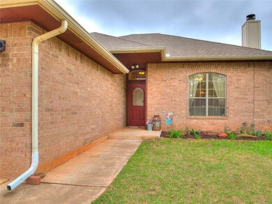 Fresh paint on front door and new garden give home