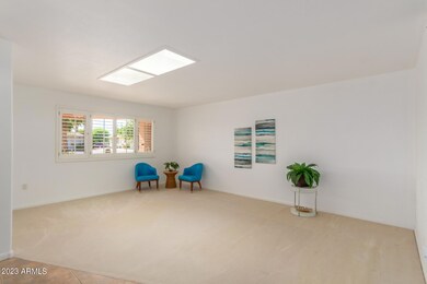 Living Room with carpet