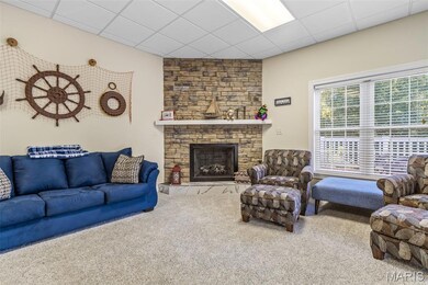 One of two living room spaces. This one is Lower level.