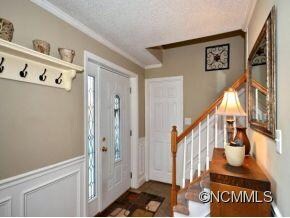 Foyer with Garage Door Entranc