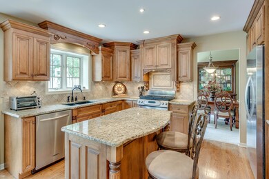 Kitchen remodel also includes backsplash and break