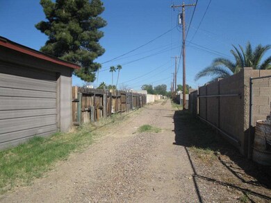 Enter garage from alley
