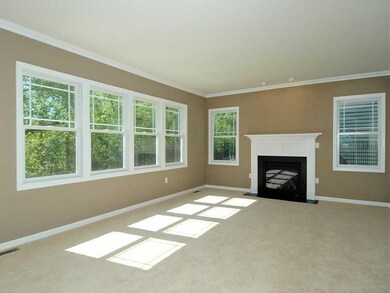 Den/Family/Great Room. Wall of windows & 2nd firep
