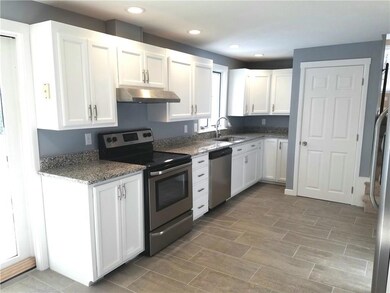 Kitchen with new stainless steel...