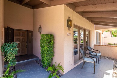 Front Door and patio