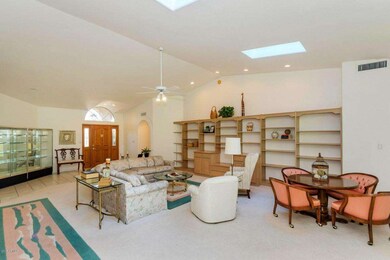 Living Room w/ Built In Shelves