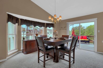 Dining Area.  Composite Decking out on the Patio
