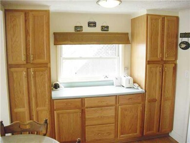 Exterior Front. additional pantry style cabinets a