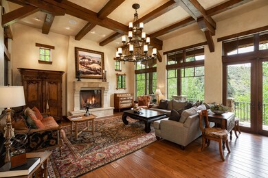 Living Room with sun-splashed windows