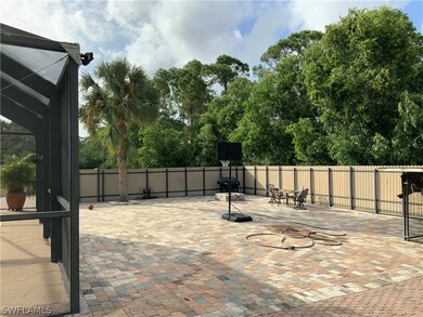 Entire side and backyard has pavers